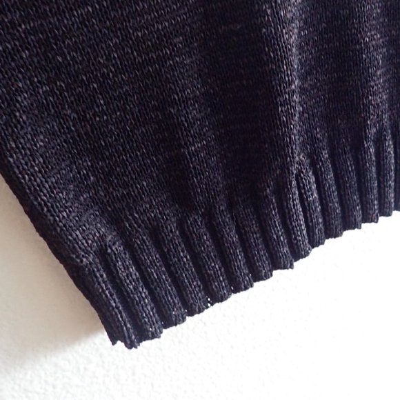 VTG Classiques Entier Crochet Knit Crop in Dark Brown - Picture 4 of 6